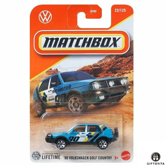 Matchbox Regular Card (P00015) - 90 Volkwagen Golf Country - 22/125 - Pastel