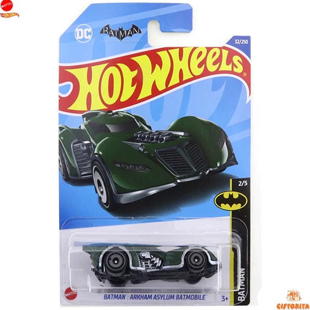 Hot Wheels Regular Batmobile 1 – Batman Arkham Asylum Batmobile – 2/5 & 32/250 – Green