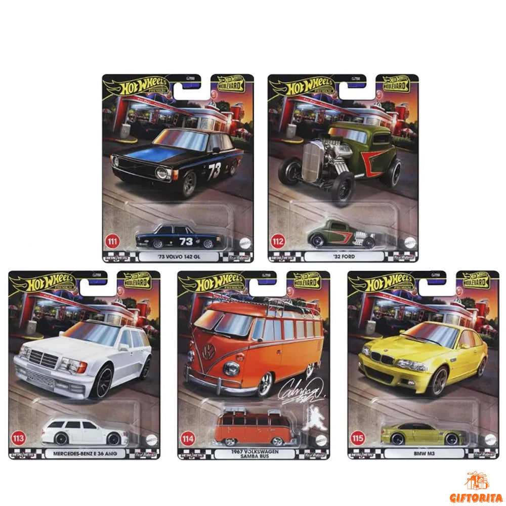 Hot Wheels Premium Boulevard Set Of 5 #111 – 115 (P01658)