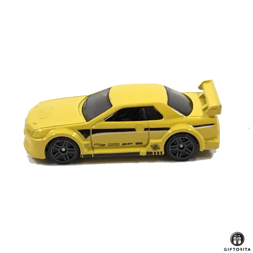 Hot Wheels Regular (LOOSE) P01211 -  Nissan Skyline GT-R (R32) - Yellow (CARD AVAILABLE)