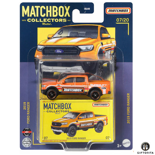 Matchbox Premium Superfast P00017 – 2019 Ford Ranger – 07/20 – Orange