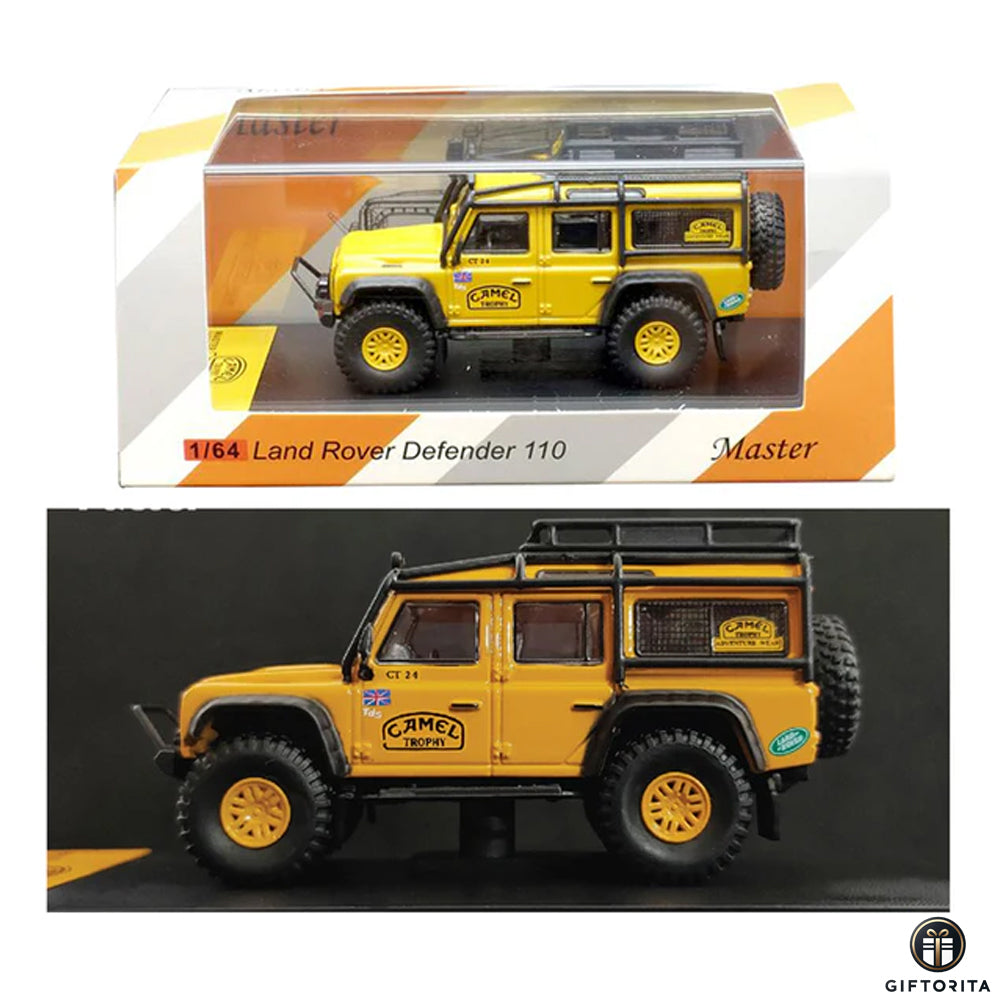MASTER 1:64 Die Cast (P00078) – Land Rover 110 Yellow CAMEL