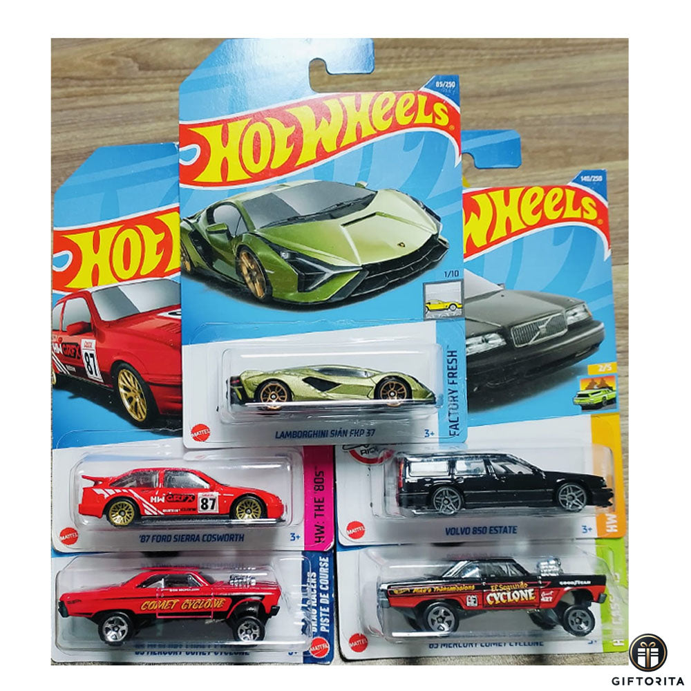 Hot Wheels Regular Set OF 5 Cars # 16