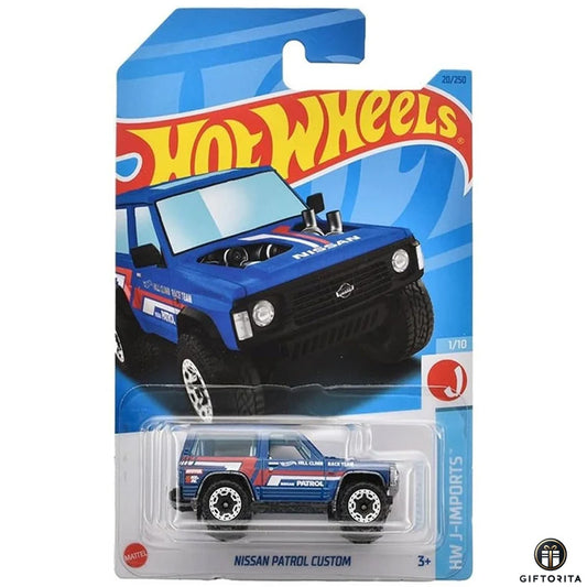 Hot Wheels Regular Nissan 2 – Nissan Patrol Custom – 1/10 & 20/250 – Blue