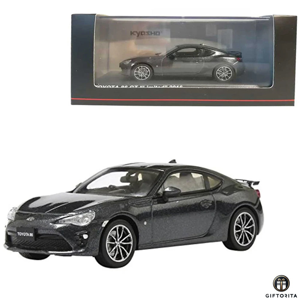 Kyosho 1:43 Die Cast (P00122) – Toyota 86 Gt Limited 2016 Dark Gray Metallic