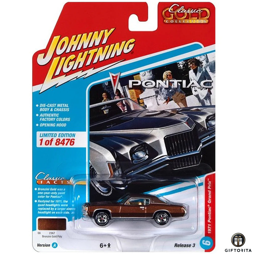 Johnny Lightning 1:64 Die Cast  – 1971 Pontiac Grand Prix – Limited Edition 1 of 8476