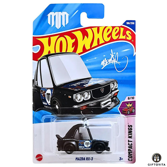 Hot Wheels Regular - Mazda RZ-3 - 8/10 & 198/250 - Black