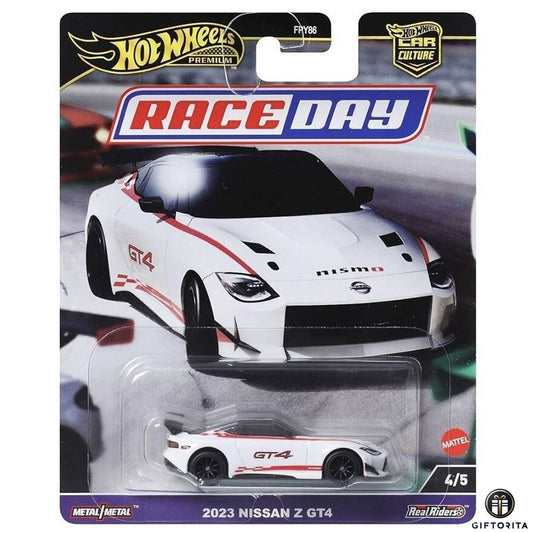 Hot Wheels Premium Single – Car Culture - 2023 Nissan Z GT4 - 4/5 - White