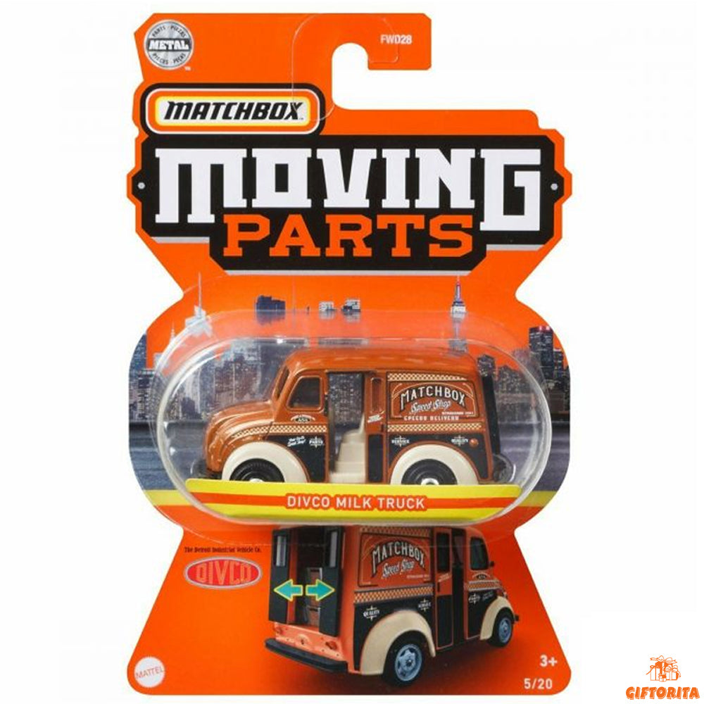 Matchbox Moving Parts P00118 – Divco Milk Truck