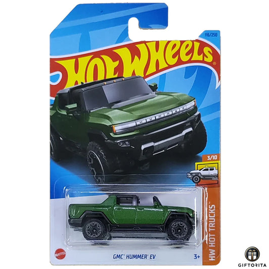 Hot Wheels Regular GMC – GMC Hummer EV – 3/10 & 116/250 – Green