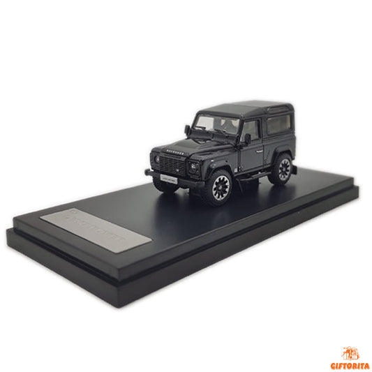 LCD 1:64 Die Cast (P00058) – 2018 Land Rover Defender 90 works V8 70th Edition (BLACK)