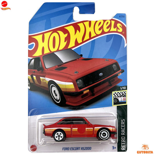 Hot Wheels Regular Ford 1 – Ford Escort RS2000 1/10 & 4/250 – Red