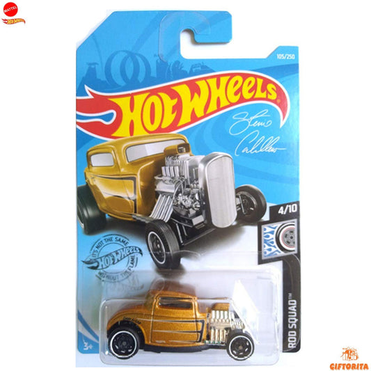 Hot Wheels Regular Ford 3 – 32 Ford – 4/10 & 105/250 – Golden