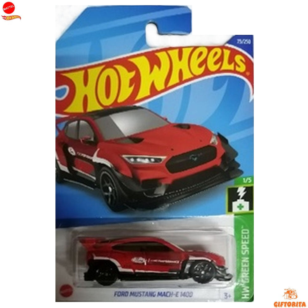 Hot Wheels Regular Ford 1 –  Ford Mustang Mach -E1400 – 1/5 &73/250 – Red