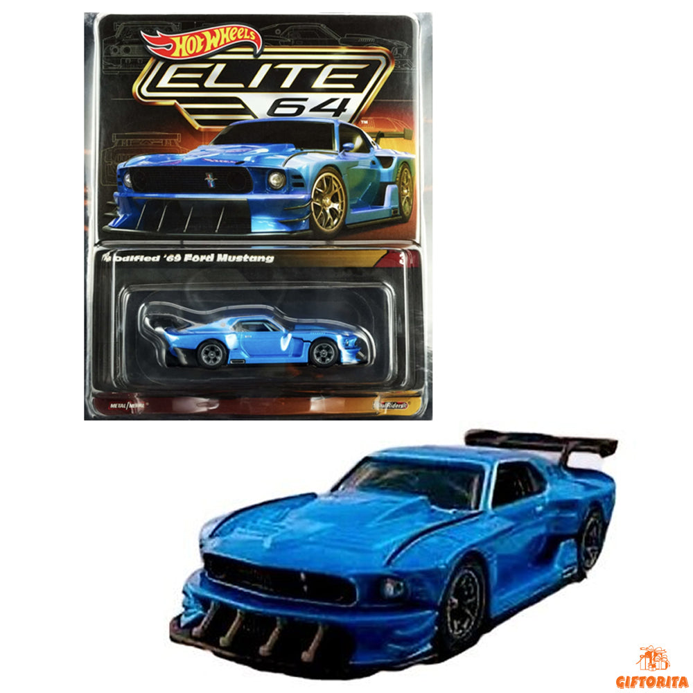 Hot Wheels ELITE 64 Series (P01156) – Modified 69 Ford Mustang