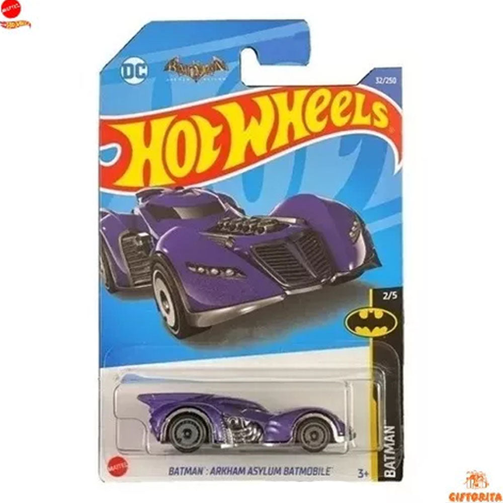 Hot Wheels Regular Batmobile 1  – Batman Arkham Asylum Batmobile – 2/5 & 32/250 – Purple