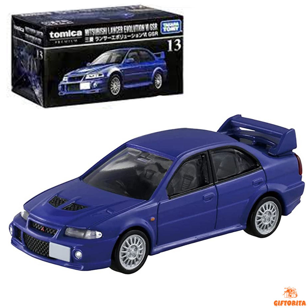 Tomica Premium 1:64 Die Cast # 13 – Mitsubishi Lancer Evolution VI GSR