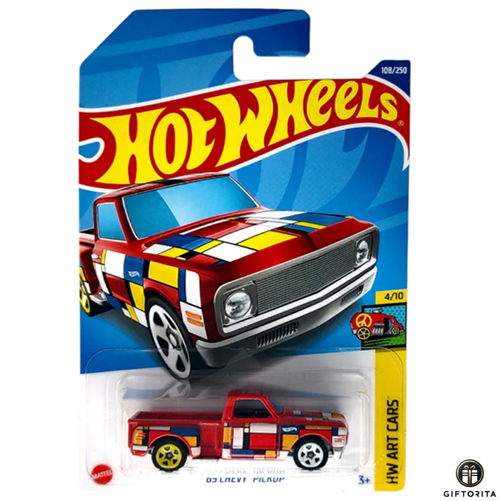 Hot Wheels Regular – Custom 69 Chevy Pickup – 4/10 & 108/250 – Blue