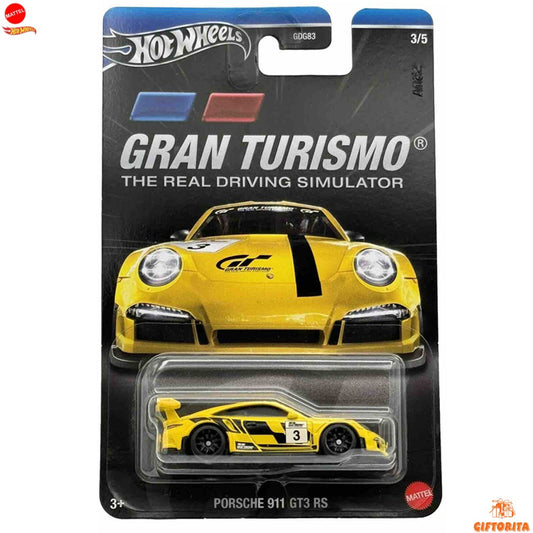 Hot Wheels Regular Porsche  – Porsche 911 GTS RS – 3/5 – Yellow