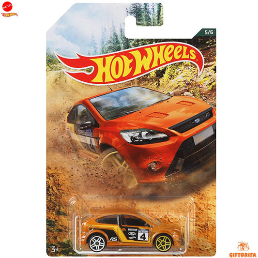 Hot Wheels Regular Ford 2 -  09 Ford Focus RS – 5/6 – Orange