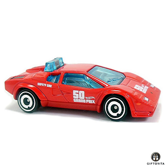 Hot Wheels Regular (LOOSE) P01211 – Lamborghini Countach Pace Car – 9/10 & 217/365 – Red (CARD AVAILABLE)