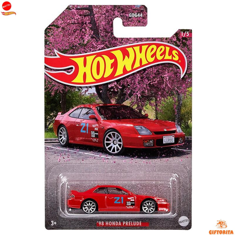 Hot Wheels Regular 2 - 98 Honda Prelude - 1/5 - Red