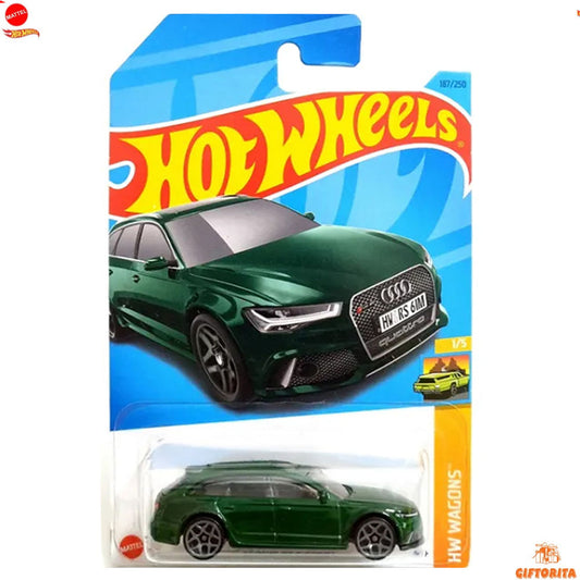 Hot Wheels Regular – 17 Audi RS 6 AVANT – 1/5 & 187/250 – Green