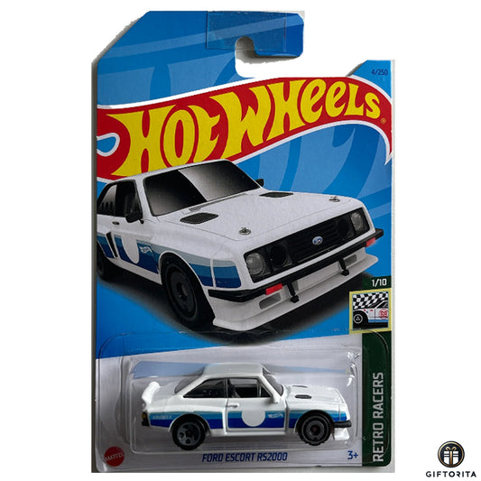 Hot Wheels Regular - Ford Escort RS2000 - 1/10 & 4/250 - White