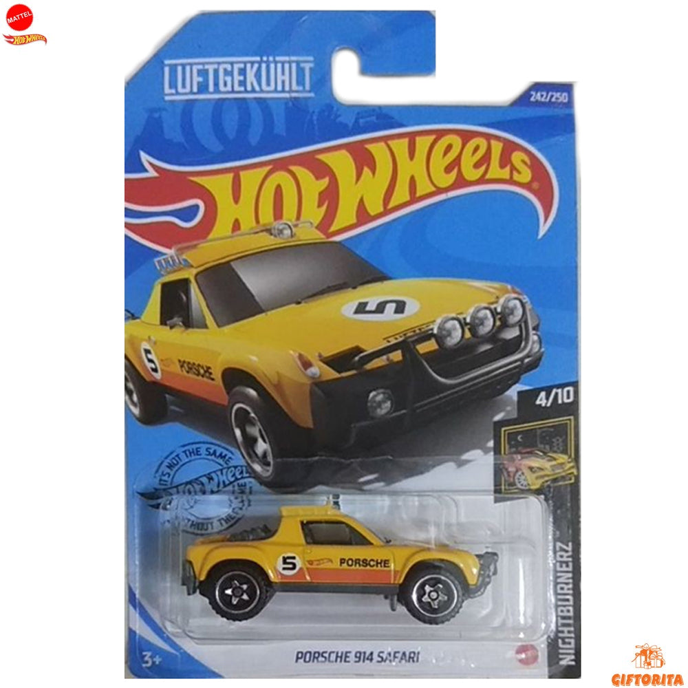 Hot Wheels Regular Porsche -  LUFTGEKUHLT -  Porsche 914 Safari - 4/10 & 242/250 - Yellow