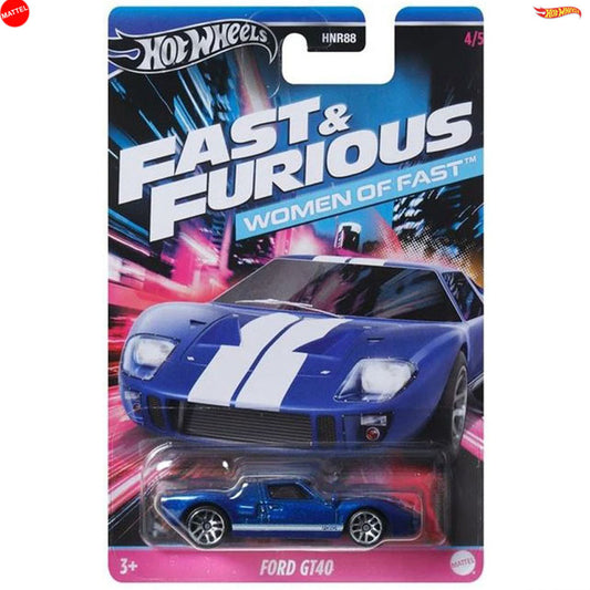 Hot Wheels Regular 1  – Fast & Furious – Women Of Fast – Ford GT40 – 4/5 – Blue