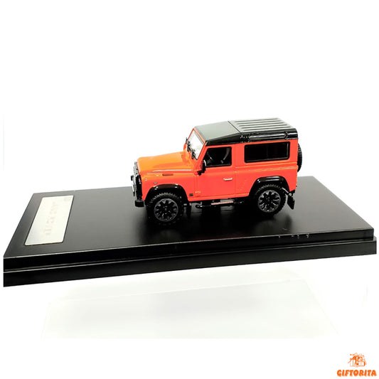 LCD 1:64 Die Cast (P00058) – Land Rover Defender 90 works V8 70th Edition – Orange