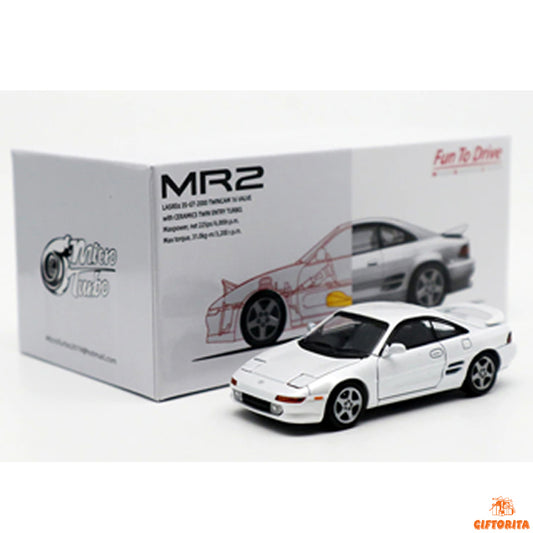 Peako 1:64 Die Cast (P00066) – Toyota MR2 Popup Headlights Micro Turbo (White)