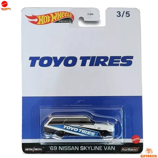 Hot Wheels Premium Single – Toyo Tires – 69 Nissan Skyline Van – 3/5