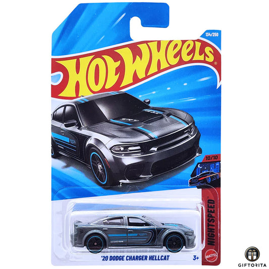 Hot Wheels Regular - 20 Dodge Charger Hellcat - 10/10 & 134/250 - Gray