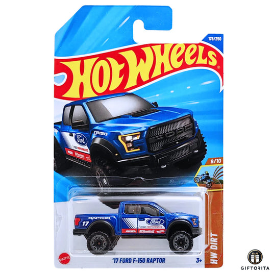 Hot Wheels Regular - 17 Ford F-150 Raptor - 9/10 & 178/250 - Blue