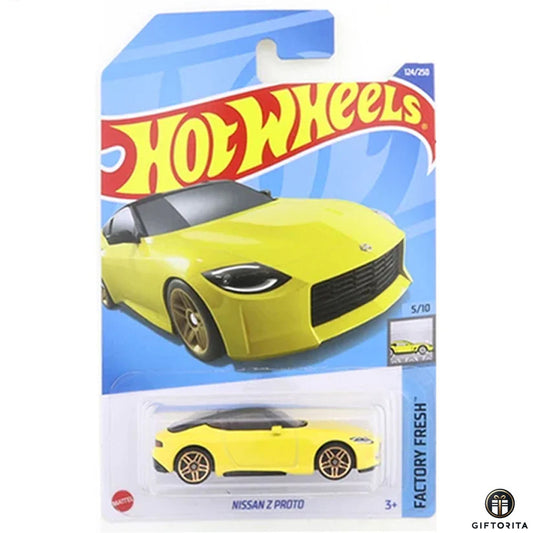 Hot Wheels Regular Nissan 2 – Nissan Z Proto – 5/10 & 124/250 – Yellow