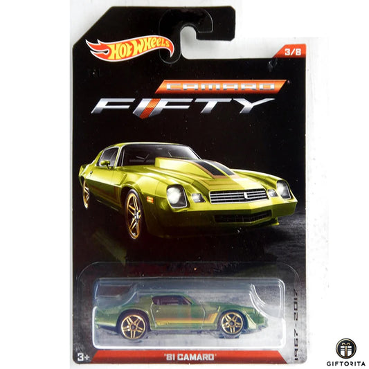 Hot Wheels Regular Camaro - Camaro Fifty 81 Camaro -3/8 - Green
