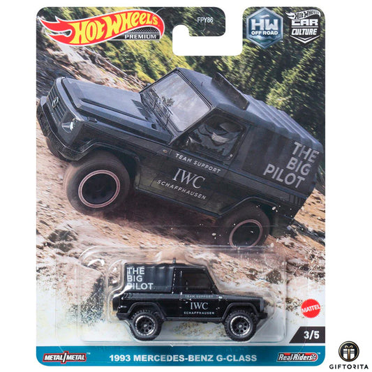 Hot Wheels Premium Single – Car Culture-1993 MERCEDES-BENZ G-CLASS 3/5 BLACK
