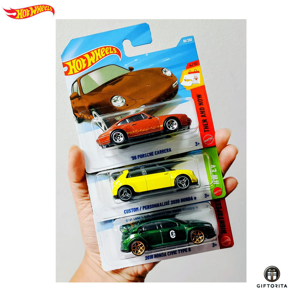 Hot Wheels Regular Short Card Set Of 3 Car # A