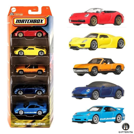 Matchbox 5 Pack (P00019) - Porsche Heroeas/ Heros