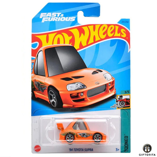 Hot Wheels Regular Toyota 1 – 94 Toyota Supra – 3/5 & 211/250 – Orange