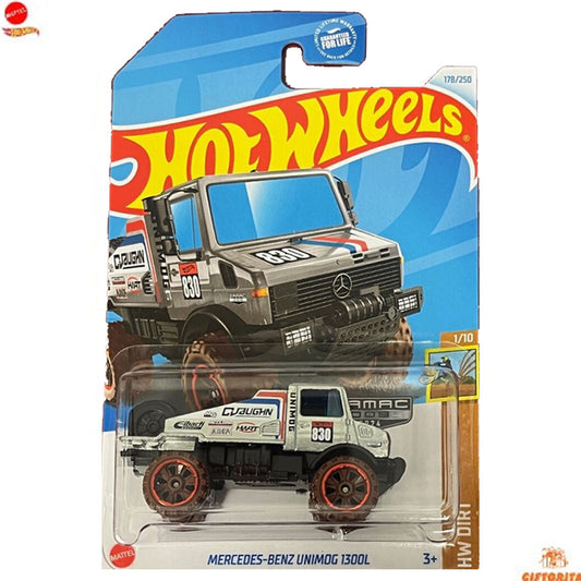 Hot Wheels Regular Mercedes – Mercedes-Benz Unimog 1300L – 1/10 & 178/250 – Silver