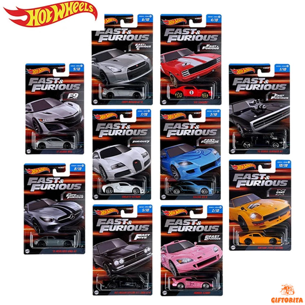 Hot Wheels (P01165) – 2023 Fast And Furious Series Set Of 10