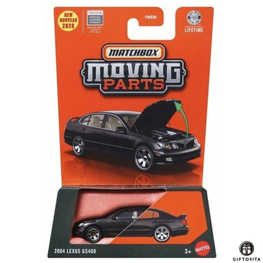 Matchbox Moving Parts P00118 – 2004 Lexus GS400 - Black