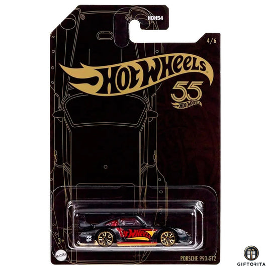 Hot Wheels Regular Porsche - Porsche 993 GT2 - Black
