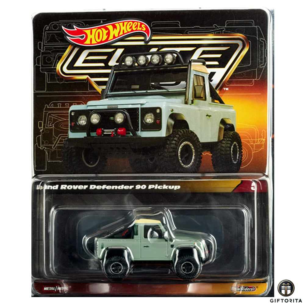 Hot Wheels ELITE 64 Series (P01156) – Land Rover Defender 90 Pickup