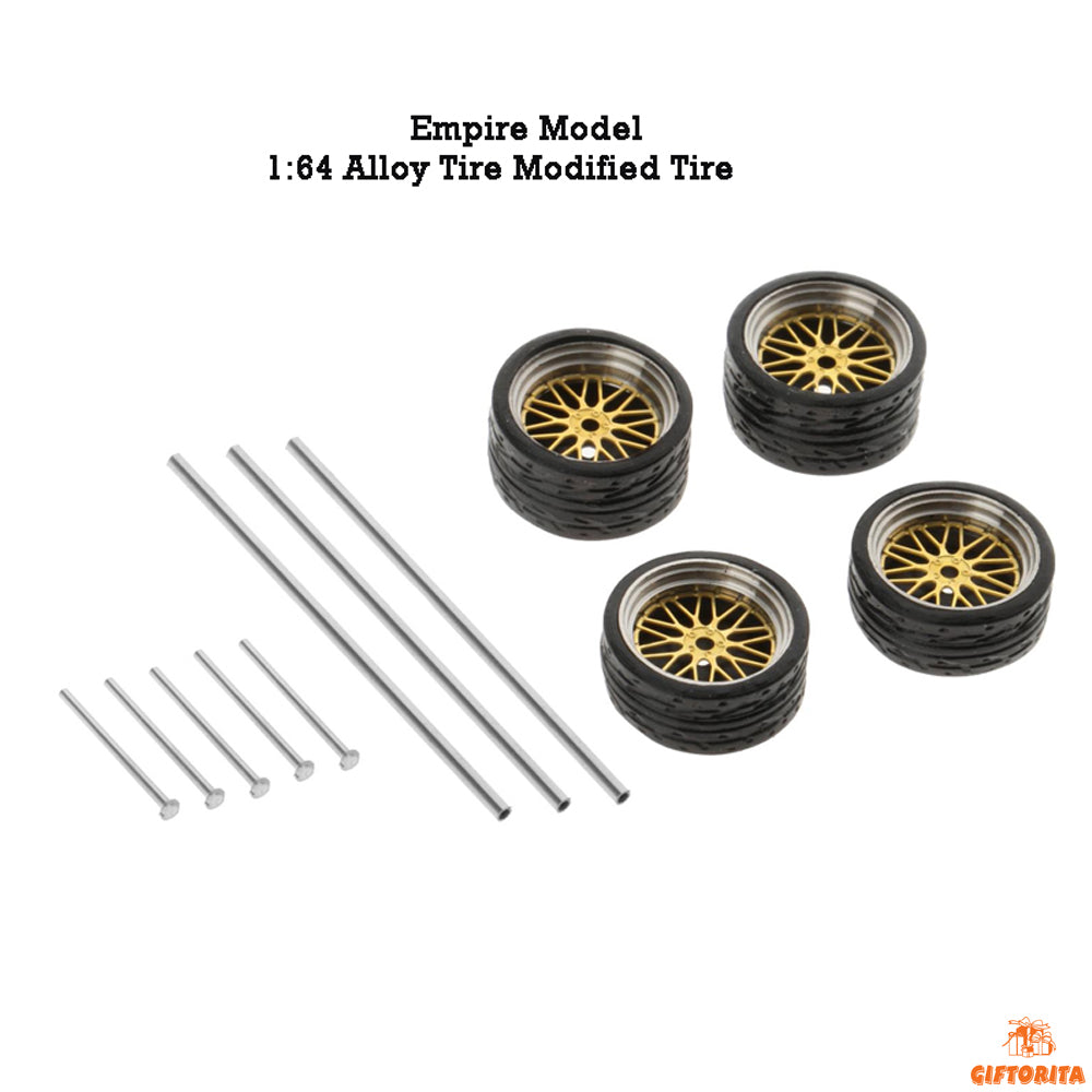 DIE CAST ACCESSORIES (P01158) – Empire Model – 1:64 Alloy Tire Modified Tire