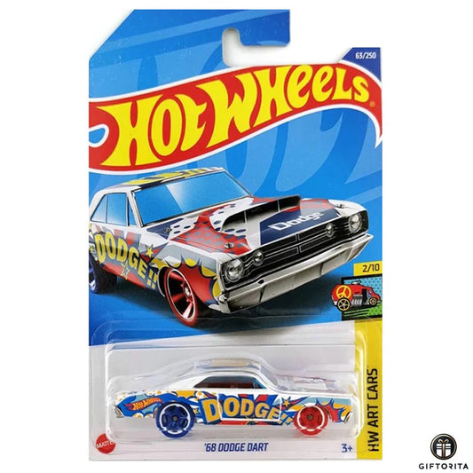 Hot Wheels Regular Dodge 1  –  68 Dodge Dart  –  2/10 & 63/250  – Multicolor