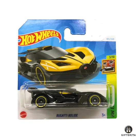 Hot Wheels Regular Short Card – Bugatti Bolide – 3/10 & 185/250