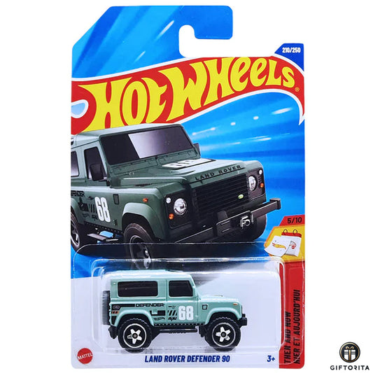 Hot Wheels Regular Land Rover - Land Rover Defender - 90 5/10 & 210/250 - Green